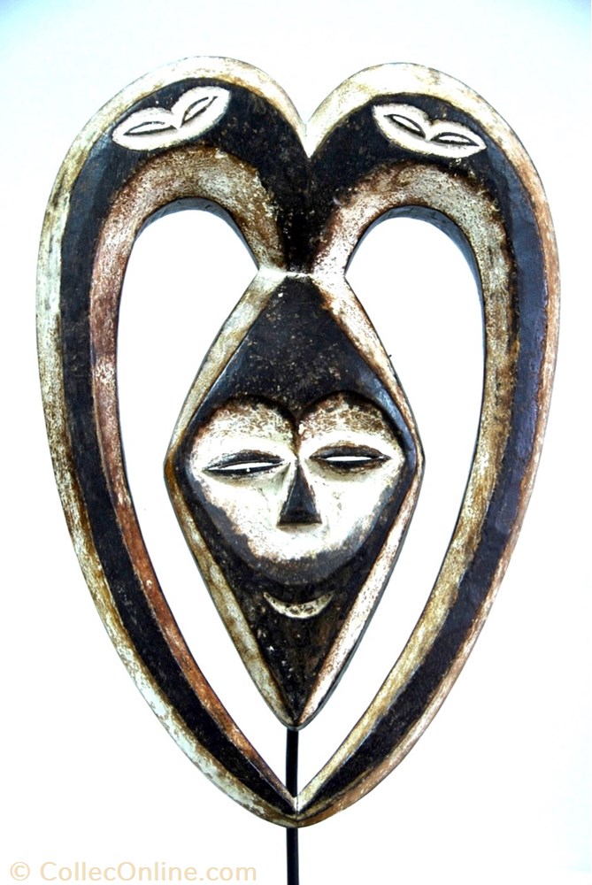 art antiquite africain masque kwele 002