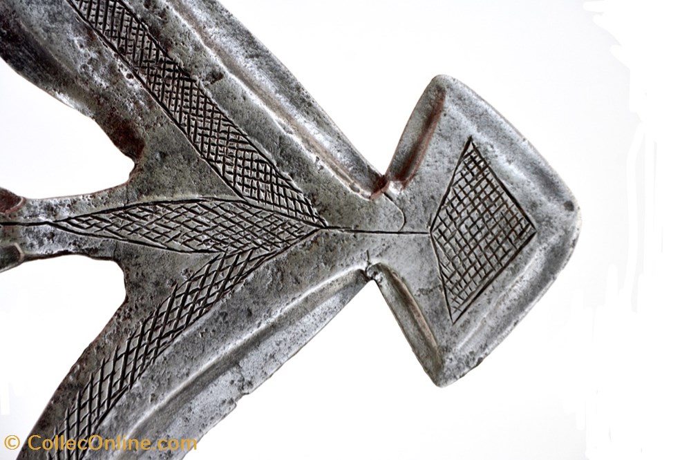 art antiquites africain armes ngbaka gbaya za sali 001