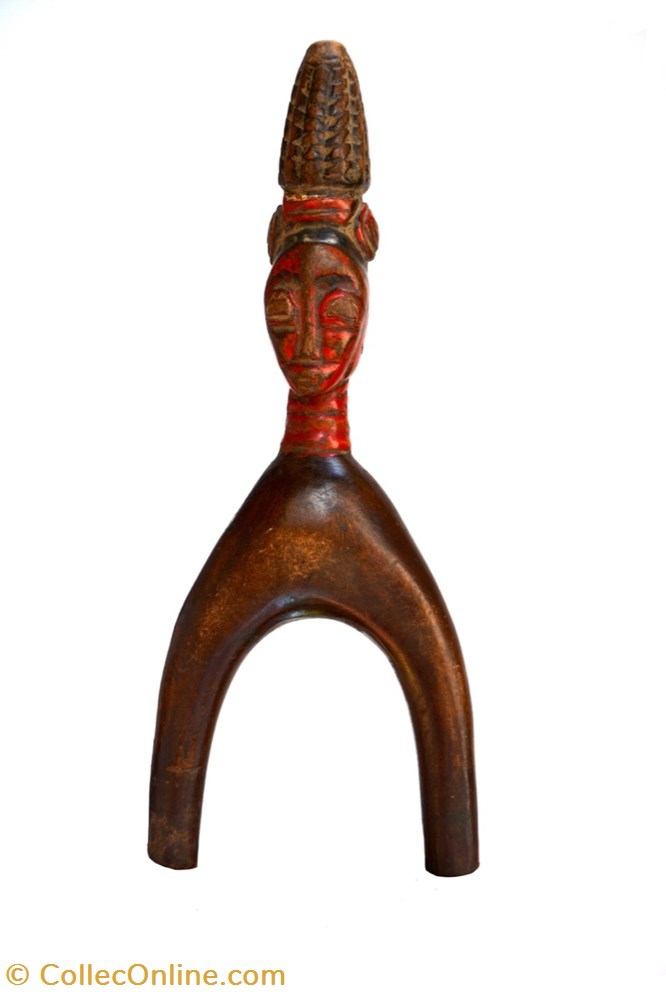 art antiquites africain armes l p abron baoule 002