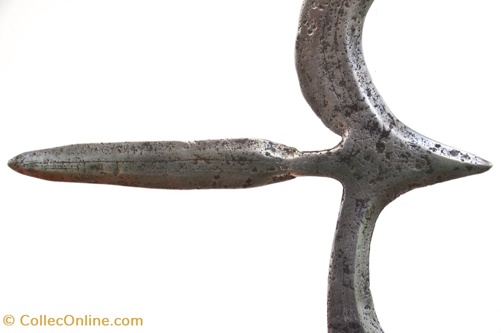 art antiquites africain armes ngbaka gbaya za sali 002