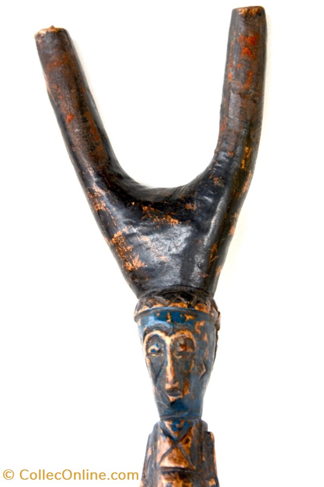 L-P Baoulé "Guli" 004 3 art antiquites africain armes l p baoule guli 004