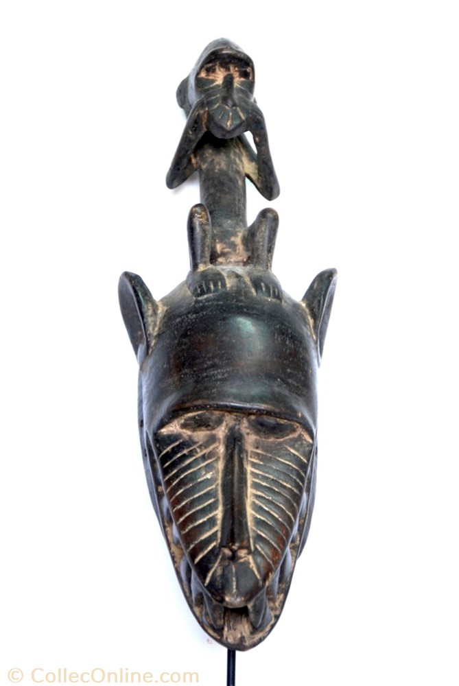 art antiquite africain masque baoule 005