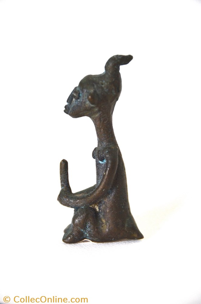 Poids Figuratif 002 2 art antiquite africain bronze poids figuratif 002