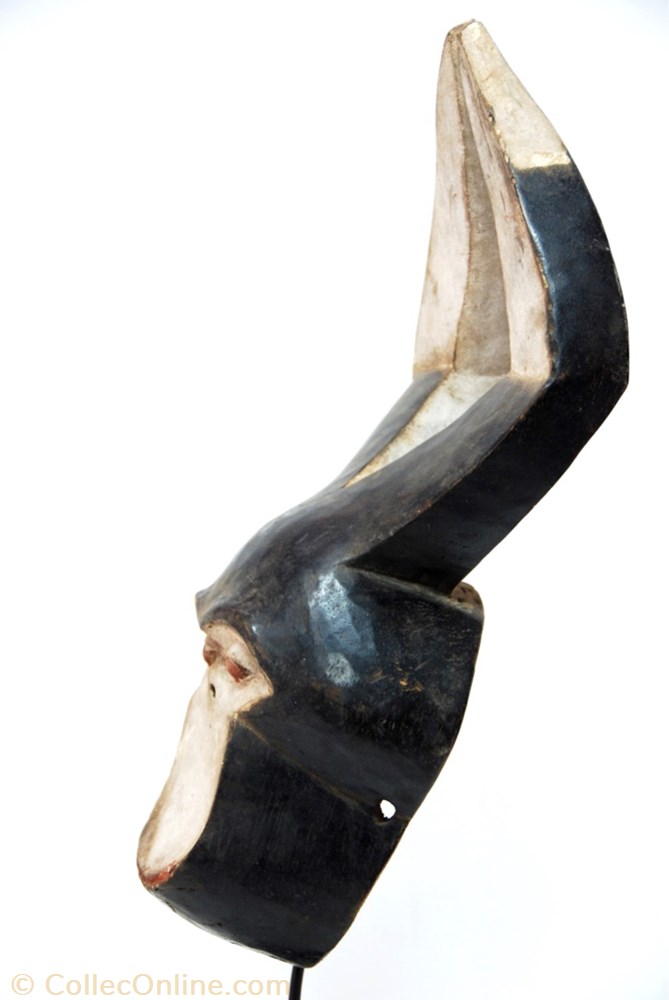 Kwélé 001 4 art antiquite africain masque kwele 001