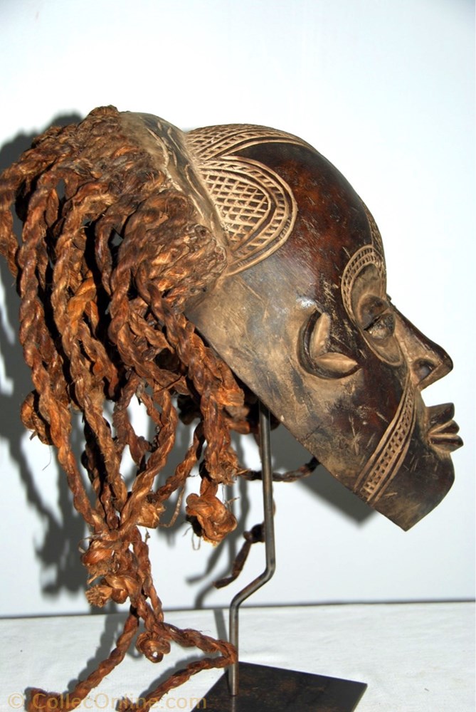 art antiquite africain masque tchokwe 001