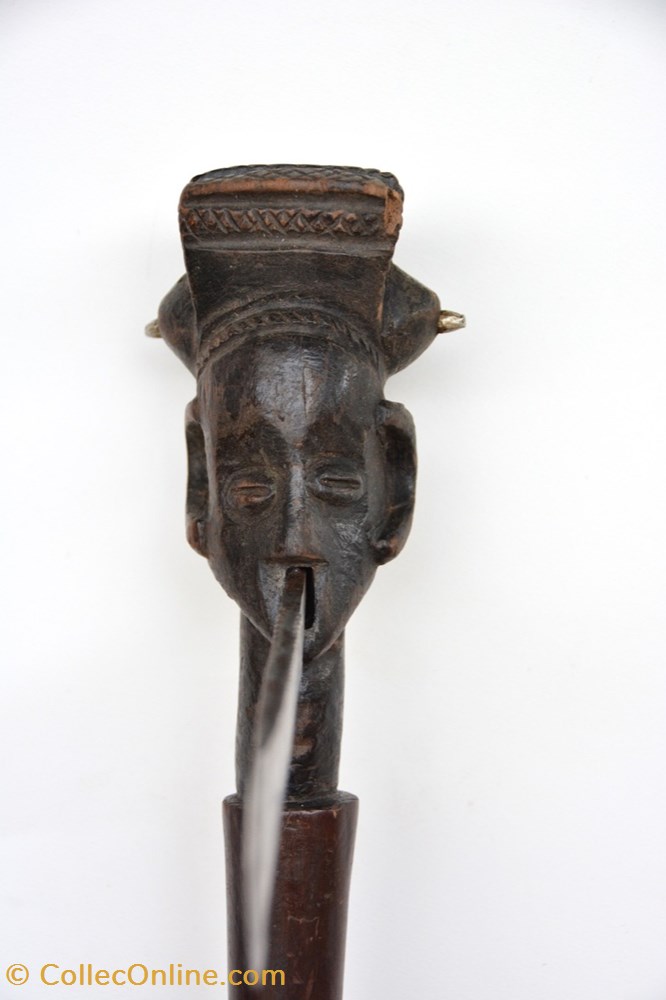 art antiquite africain arme luba kalundwe 001