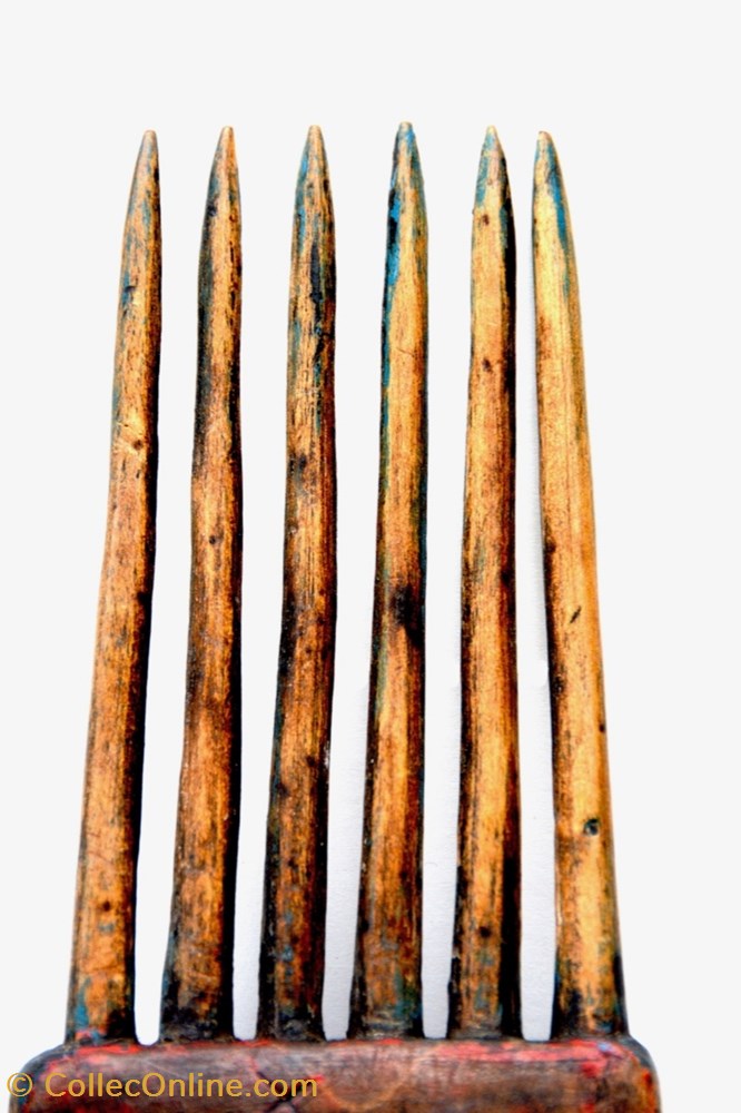 art antiquite africain peigne abron baoule 002