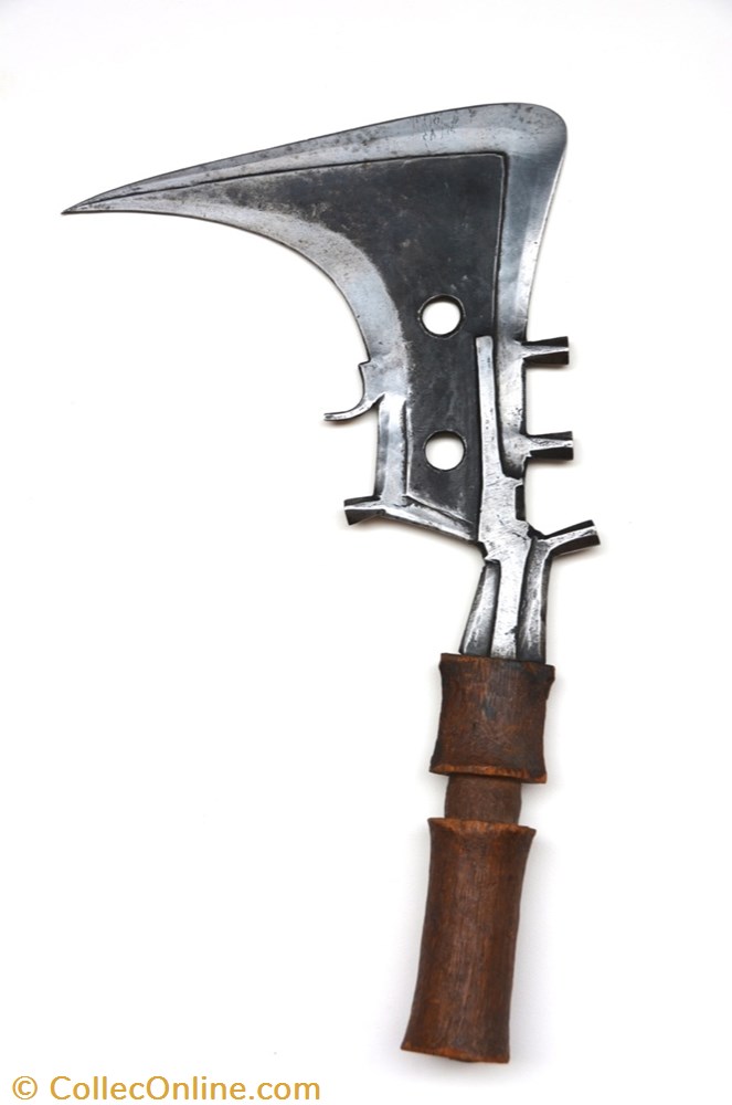 Mangbetu** D 001 art antiquite africain arme mangbetu d 001