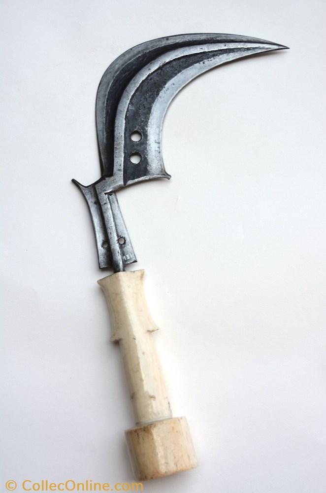 art antiquite africain arme mangbetu ivoire d 001