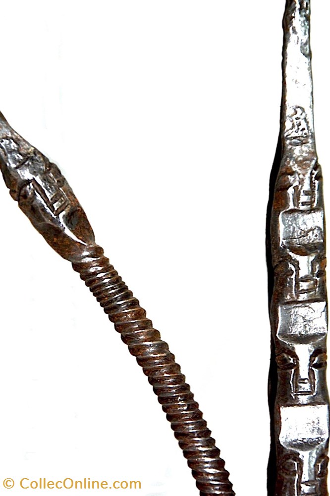 art antiquites africain armes songye nsapo 010