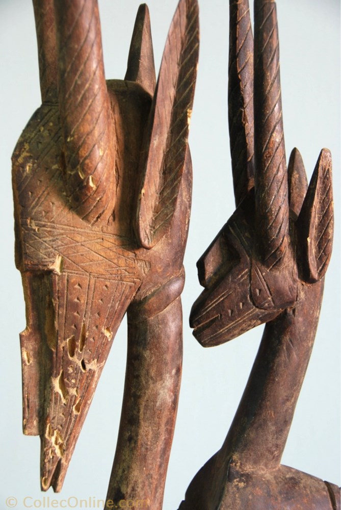 Bamana 002 3 art antiquite africain masque bamana 002