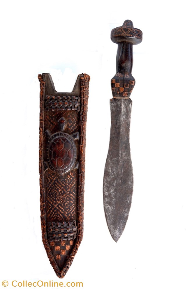 Kuba Lélé 001 art antiquites africain armes kuba lele 001