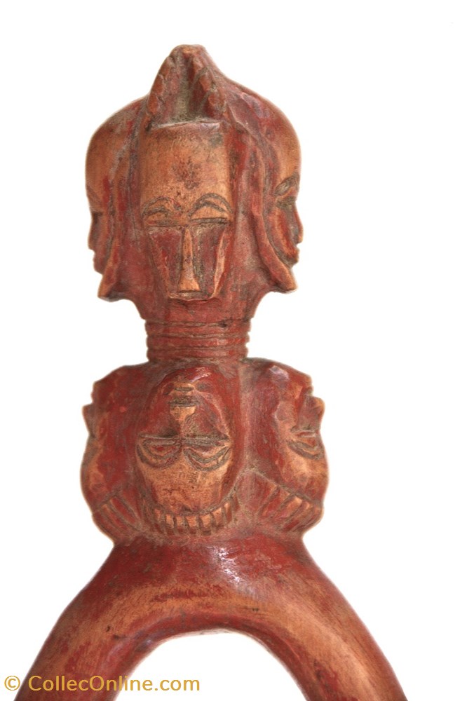 L-P Baoulé "Guli" 003 2 art antiquites africain armes l p baoule guli 003