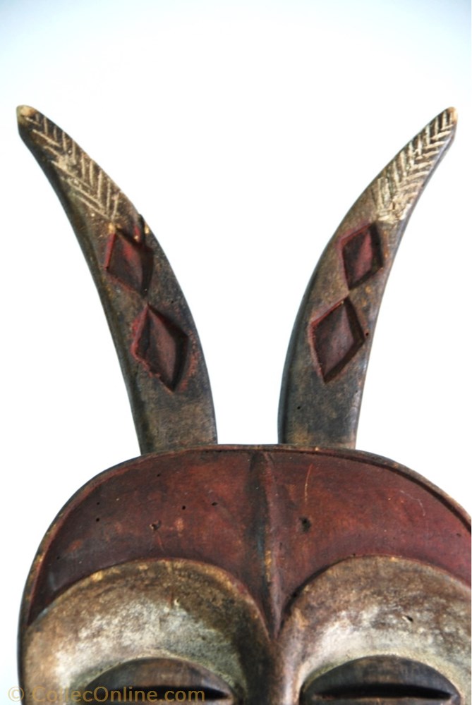 art antiquite africain masque kwele 003