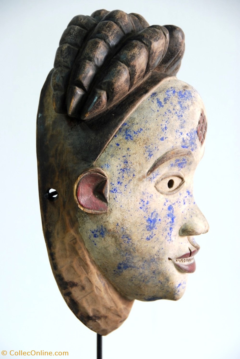 Punu 013 4 art antiquites africain masques punu 013
