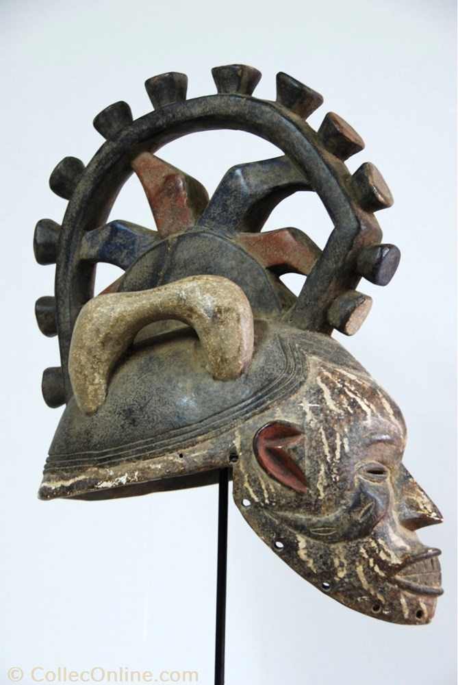 Igbo 001 art antiquite africain masque igbo 001