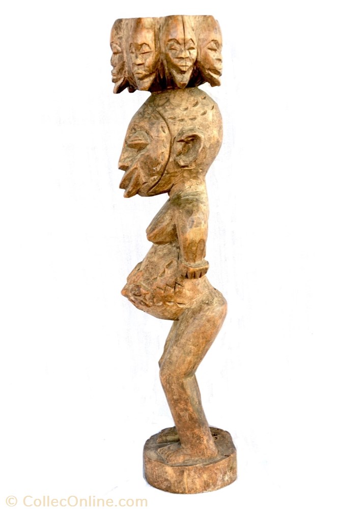 Ébrié 002 4 art antiquite africain statuette ebrie 002