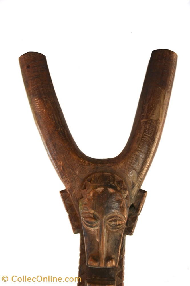 art antiquites africain armes l p baoule guli 001