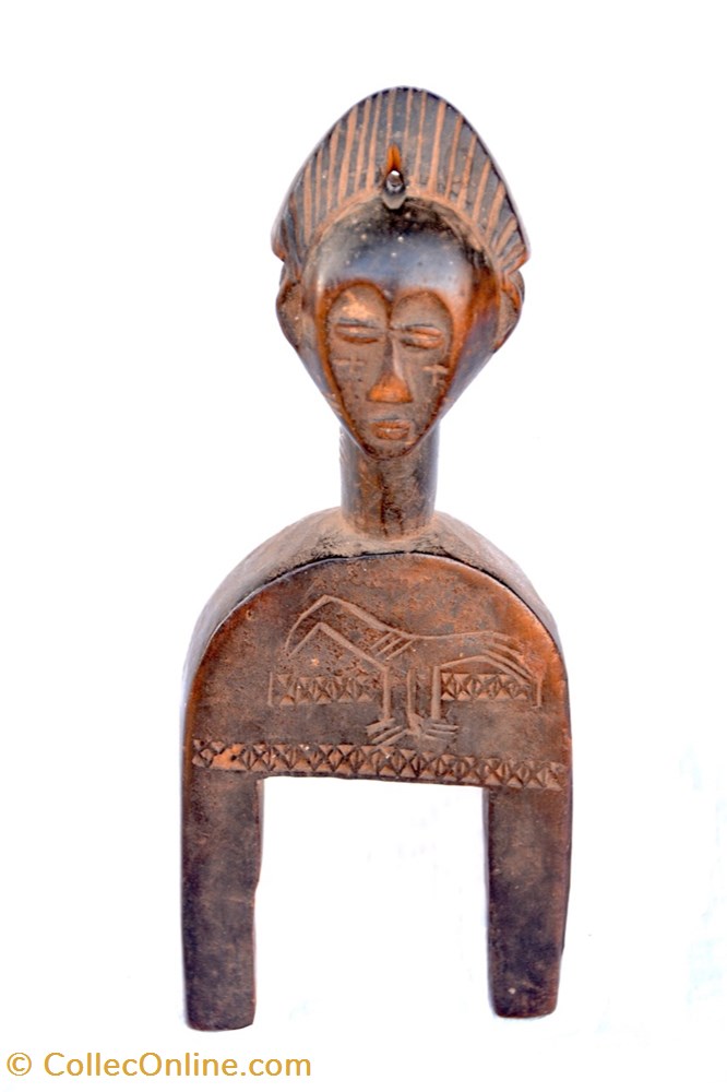 art antiquite africain poulie etrier baoule 001