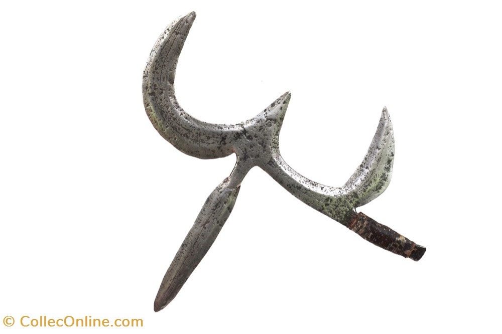 art antiquites africain armes ngbaka gbaya za sali 002