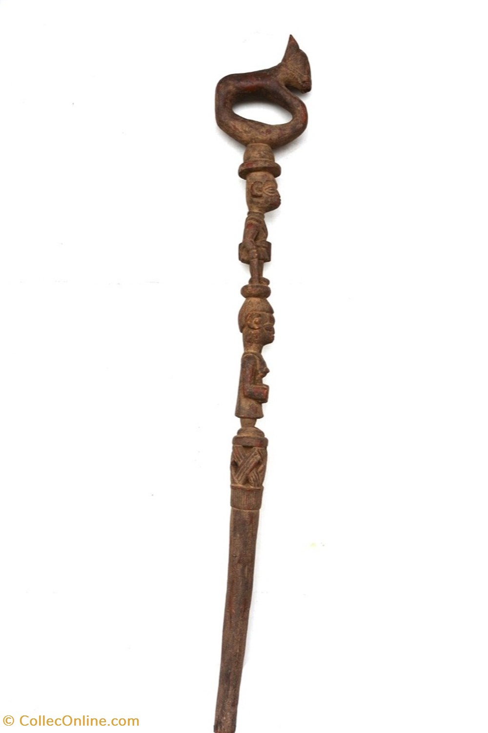 art antiquites africain canne yorouba colon sold