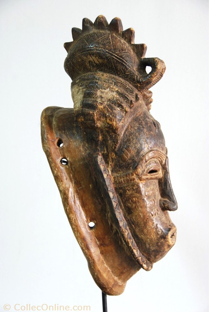 Baoulé 004 2 art antiquite africain masque baoule 004