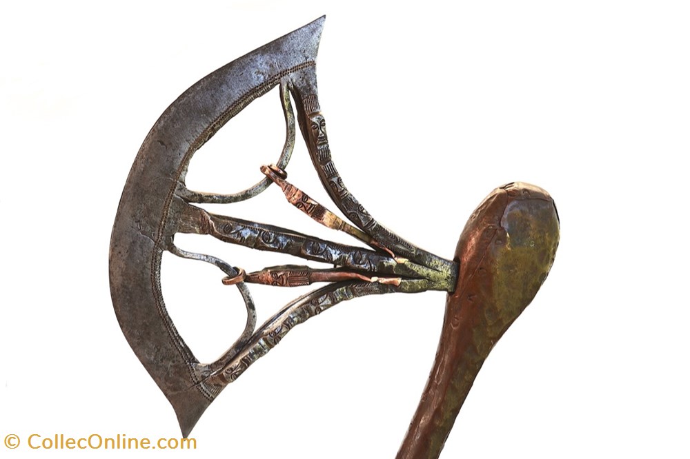 art antiquites africain armes songye nsapo 022