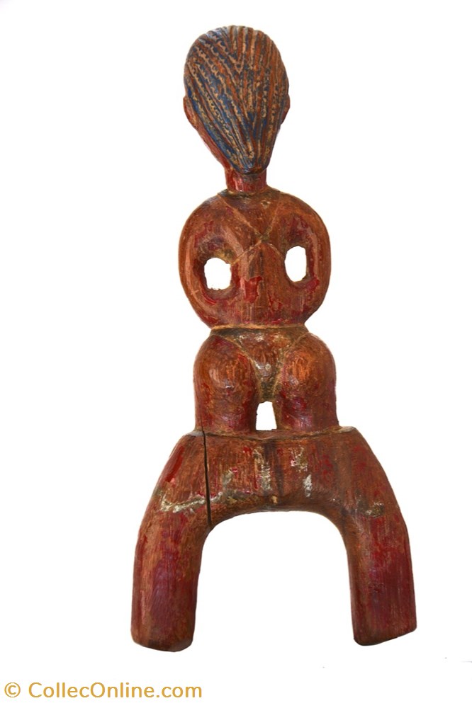 art antiquites africain armes l p baoule 003