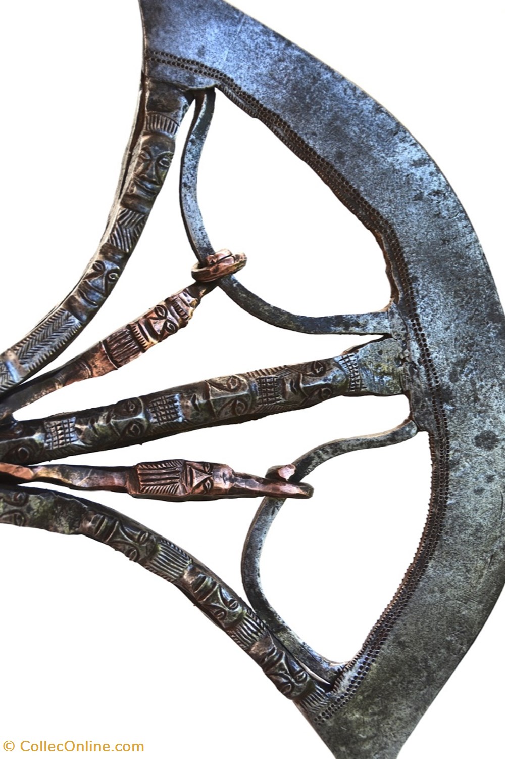 art antiquites africain armes songye nsapo 022