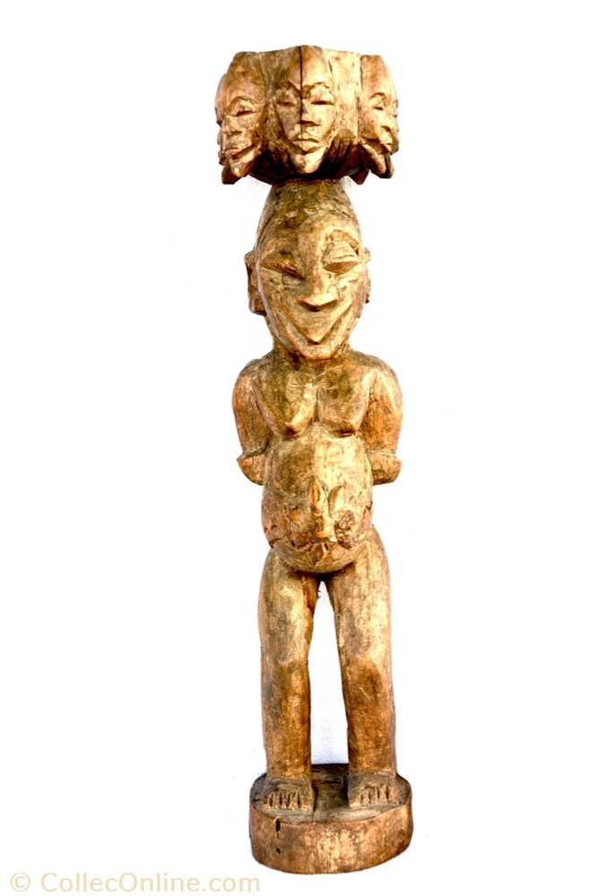 Ébrié 002 art antiquite africain statuette ebrie 002