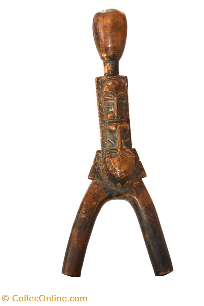 art antiquites africain armes l p baoule guli 001