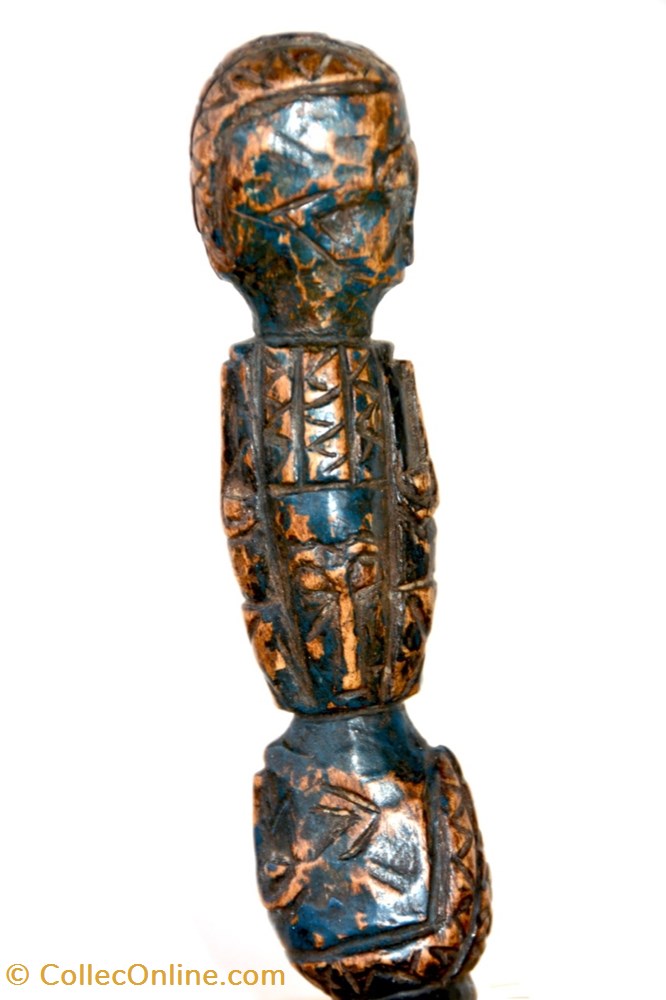 L-P Baoulé "Guli" 004 4 art antiquites africain armes l p baoule guli 004