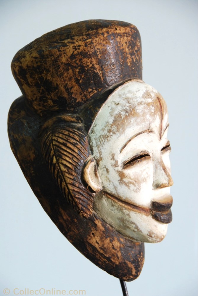 Punu 009 3 art antiquites africain masques punu 009