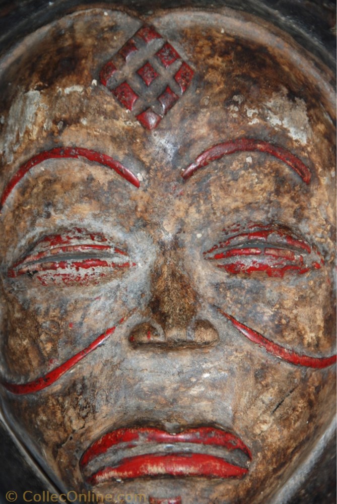Punu 007 3 art antiquite africain masque punu 007