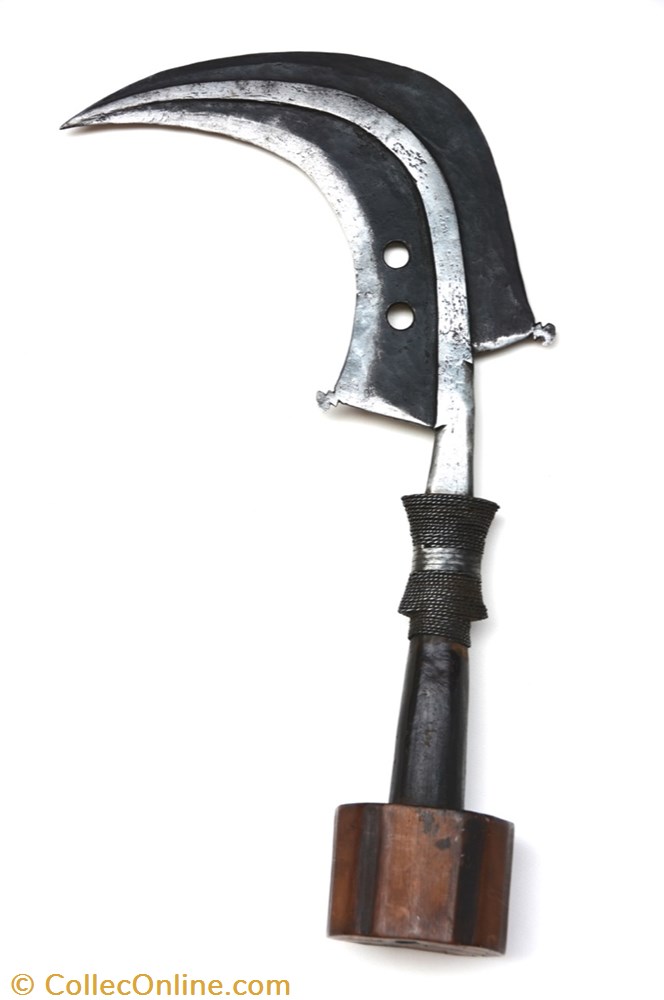 Mangbetu* 006 art antiquite africain arme mangbetu 006