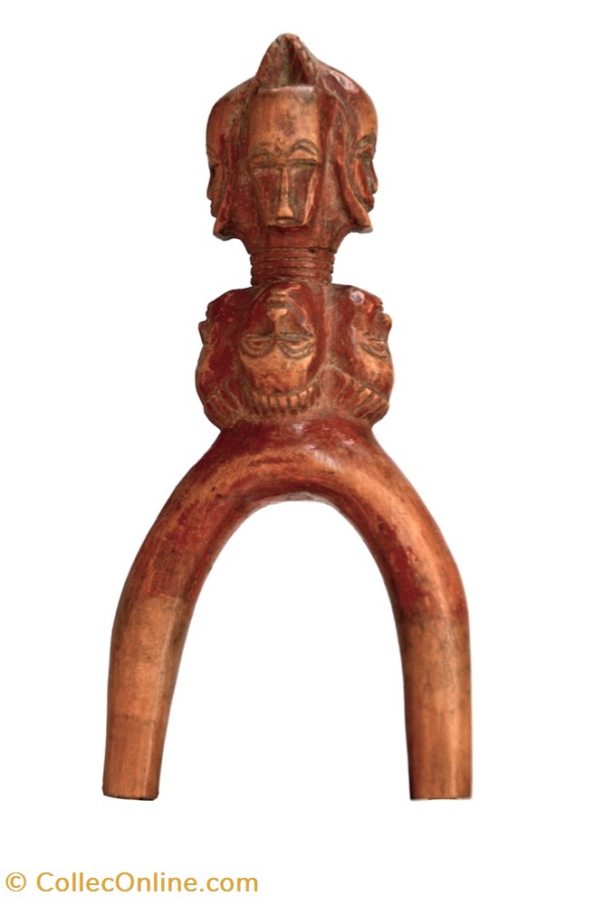 L-P Baoulé "Guli" 003 art antiquites africain armes l p baoule guli 003