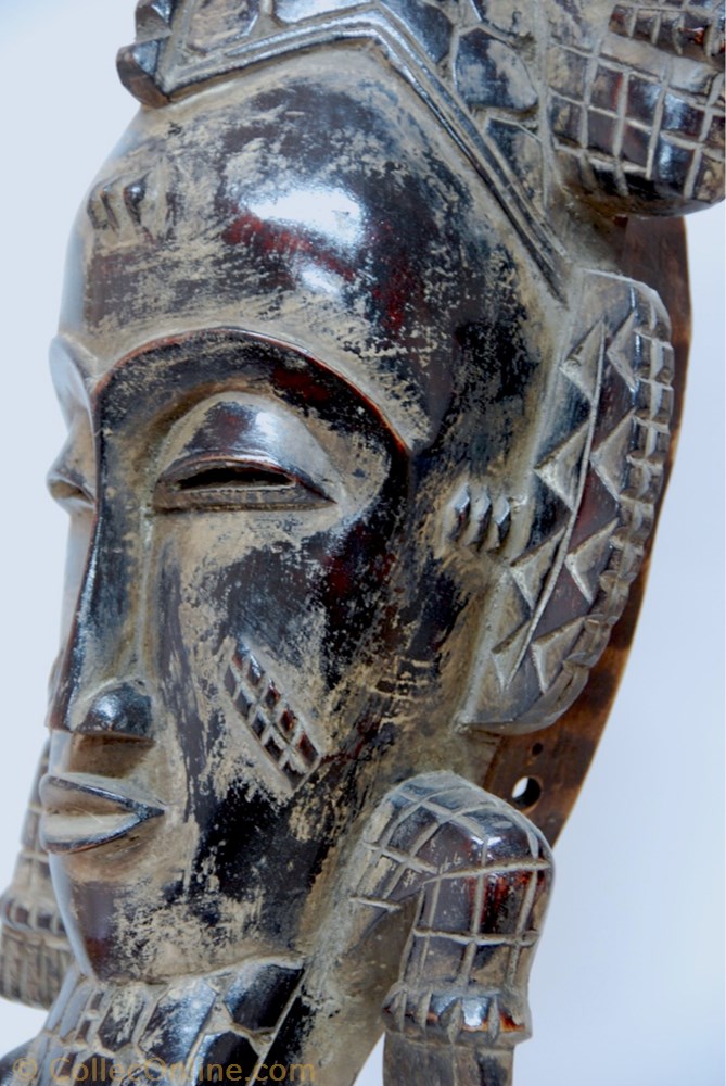 Gouro 003 3 art antiquite africain masque gouro 003
