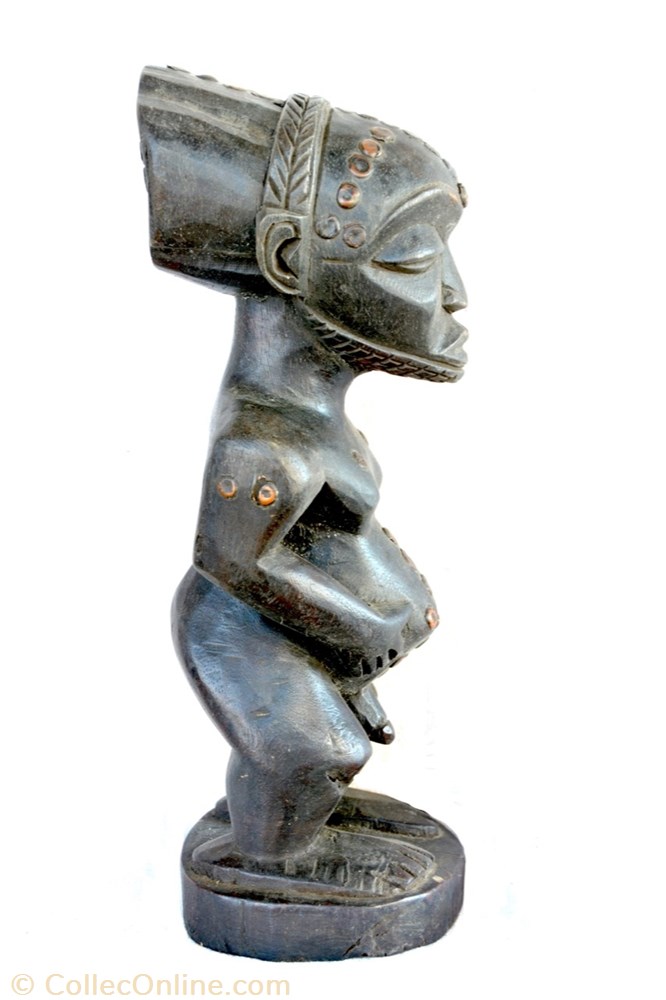 art antiquite africain statuette luba 001