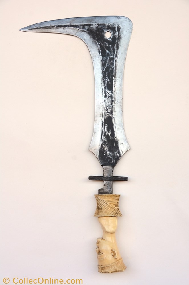 art antiquites africain armes budu ivoire 003