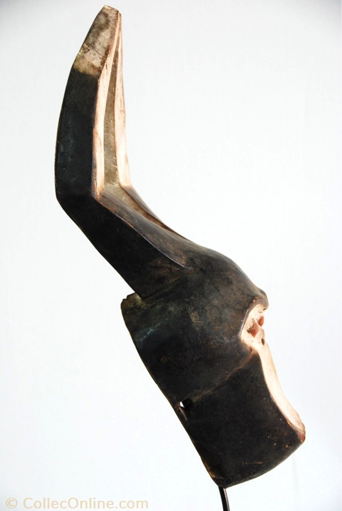 Kwélé 001 2 art antiquite africain masque kwele 001