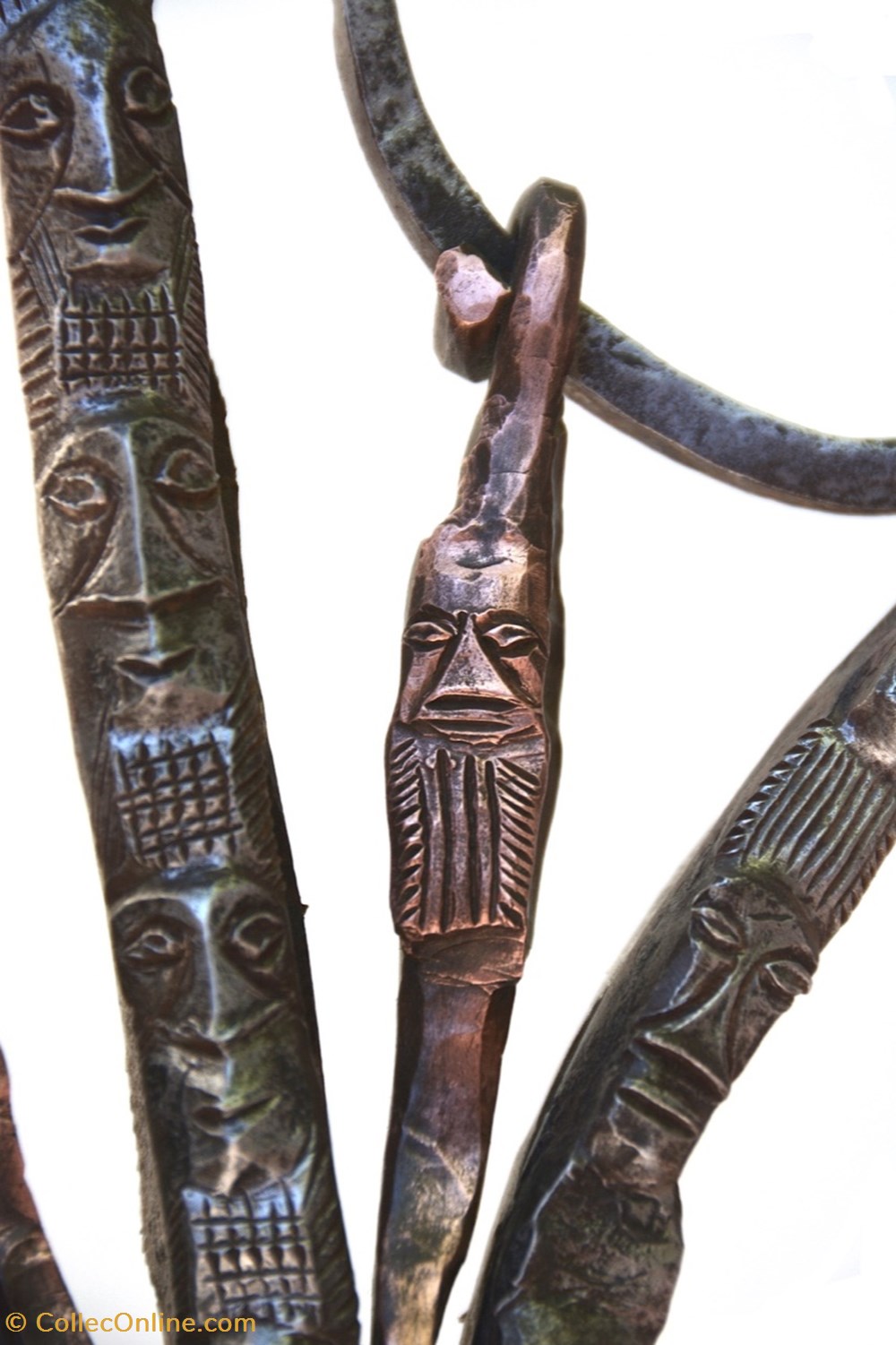 art antiquites africain armes songye nsapo 022