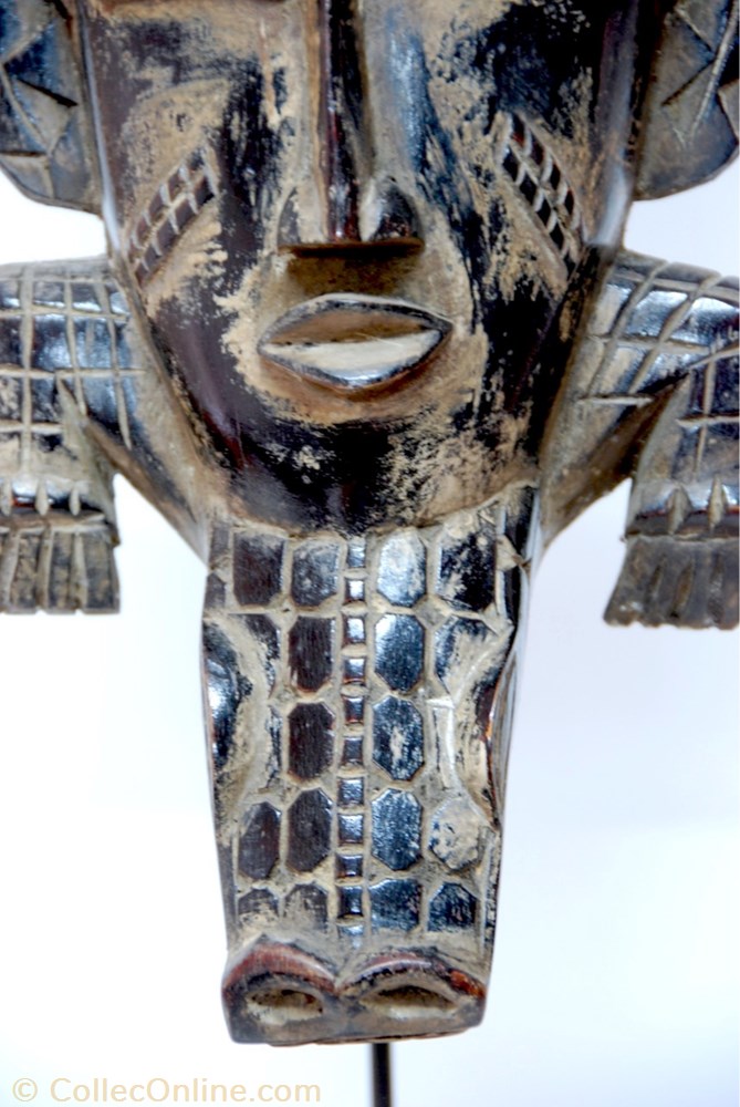 Gouro 003 4 art antiquite africain masque gouro 003
