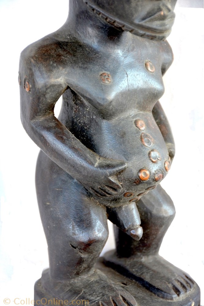 art antiquite africain statuette luba 001
