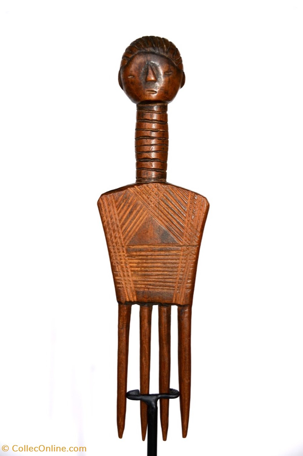 art antiquites africain peigne fanti 001