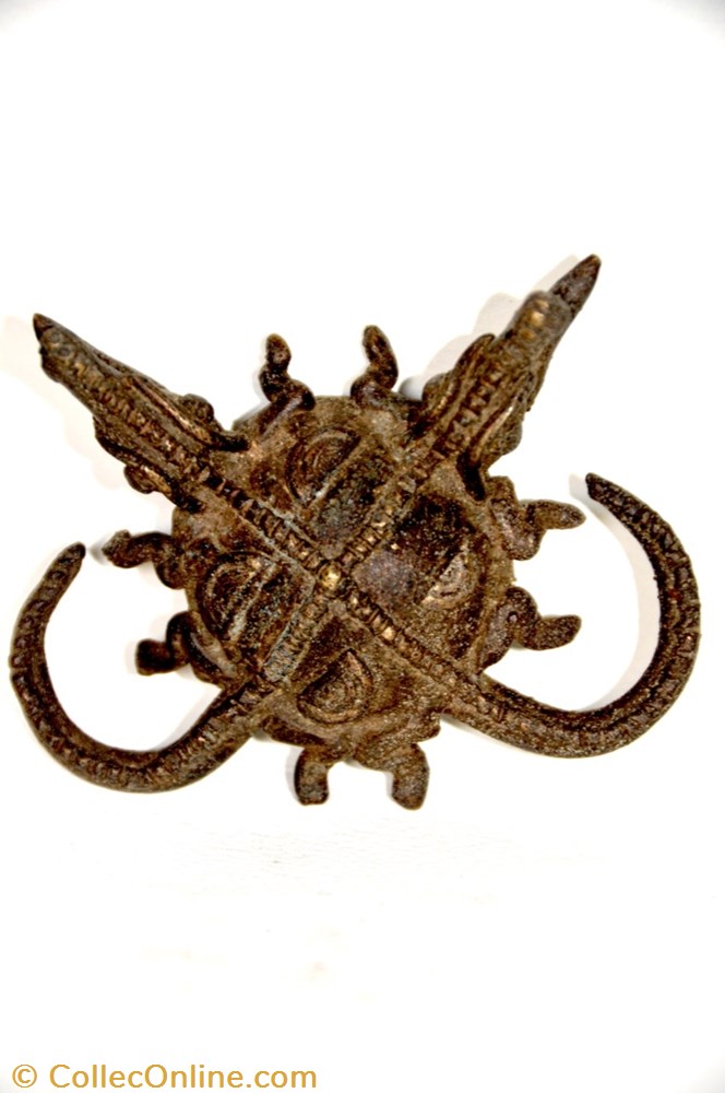 Poids animalier Reptiles 001 2 art antiquite africain bronze poids animalier reptiles 001
