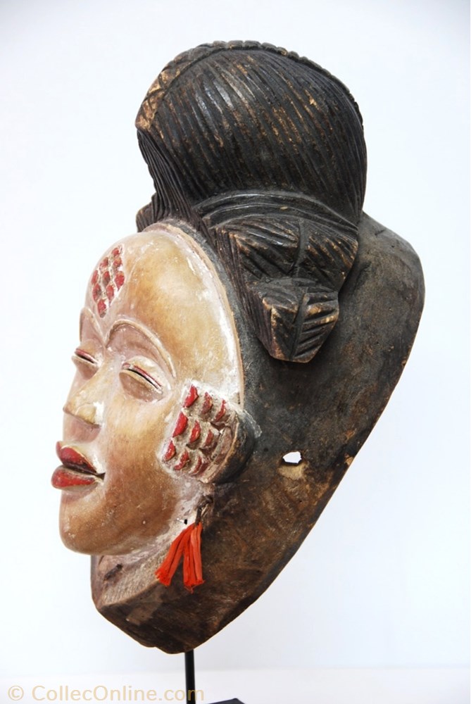 Punu 001 3 art antiquites africain masques punu 001