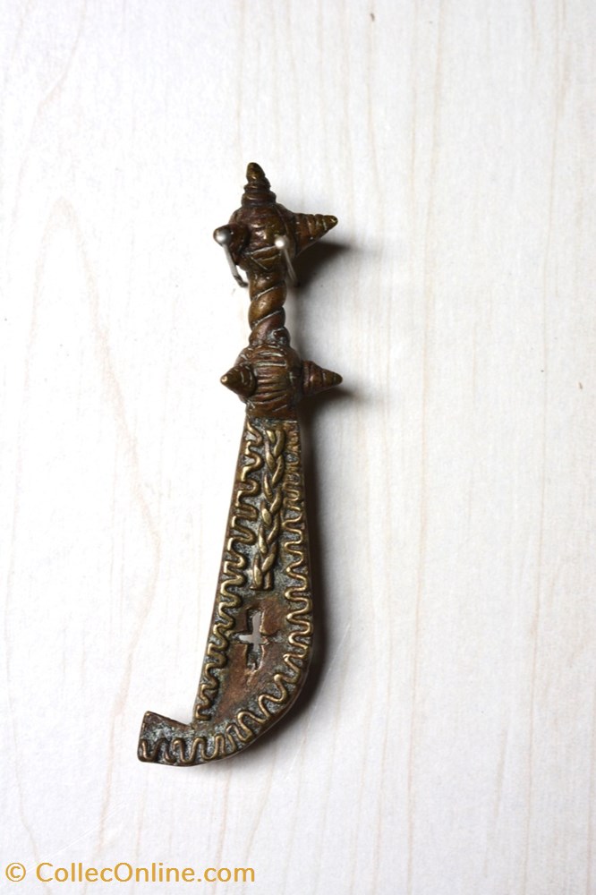 Poids armes Épée 008 art antiquites africain bronzes poids armes epee 008