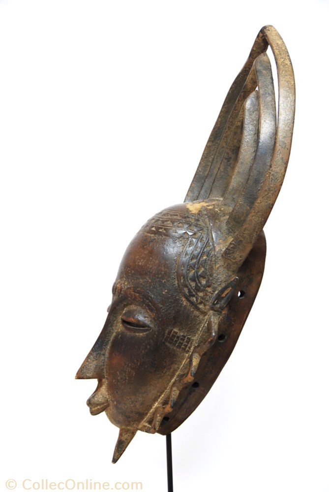 Yahouré 001 3 art antiquite africain masque yahoure 001