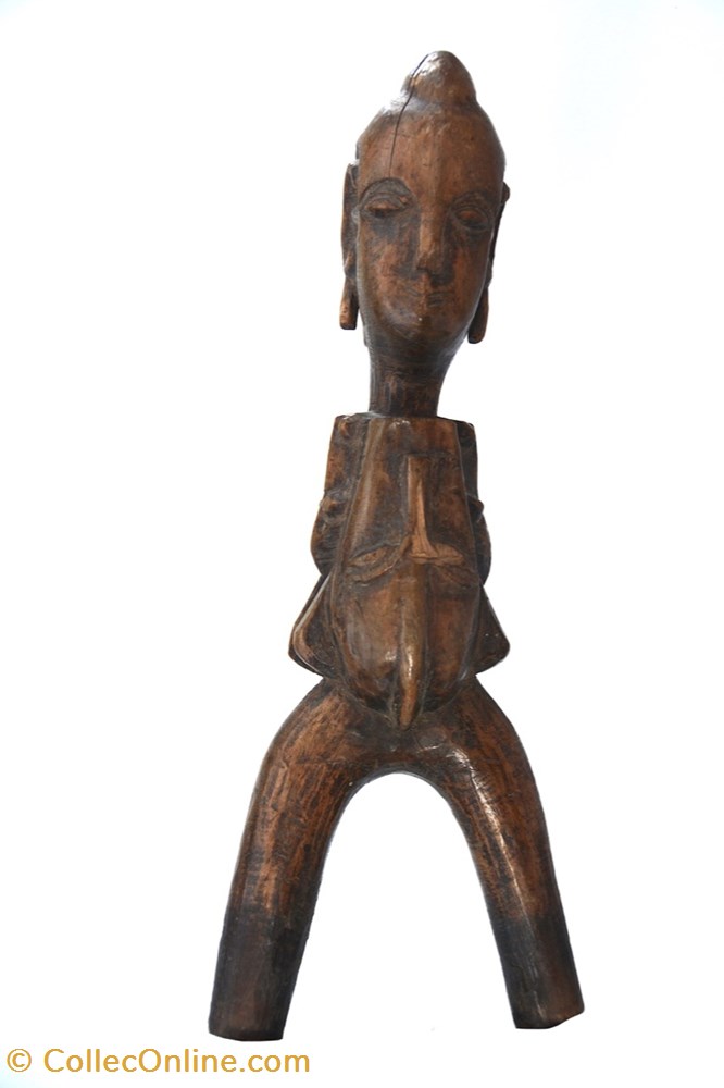 art antiquites africain armes l p baoule guli 002