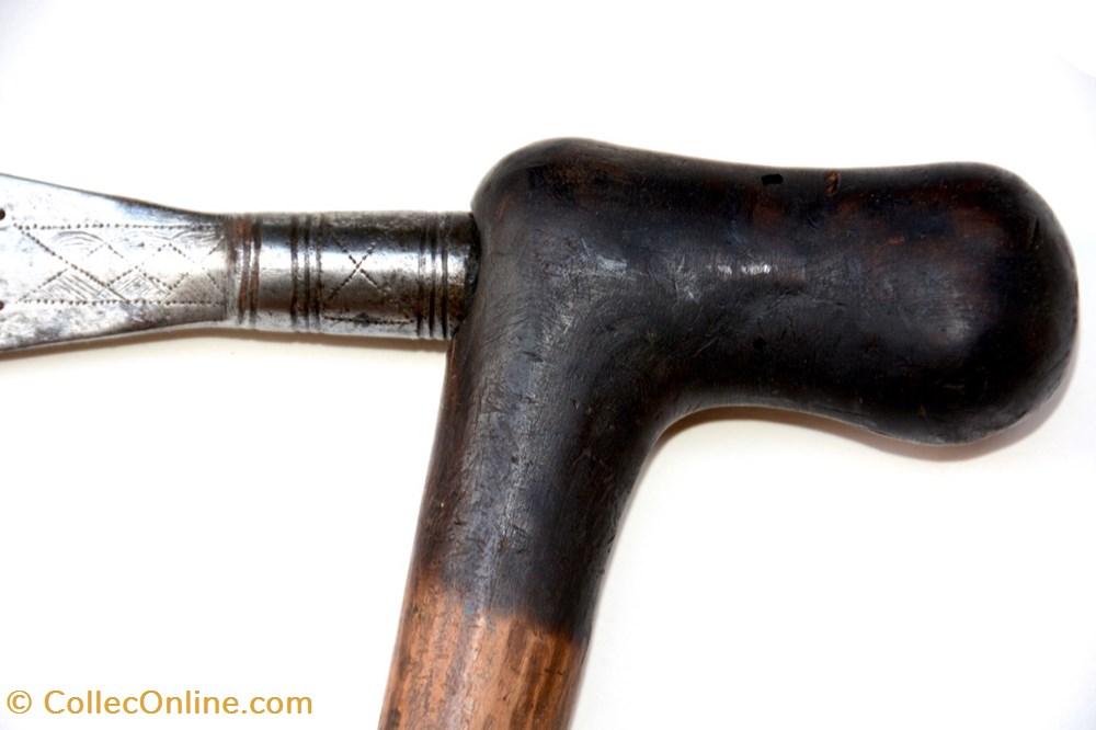 art antiquite africain arme tchokwe 004
